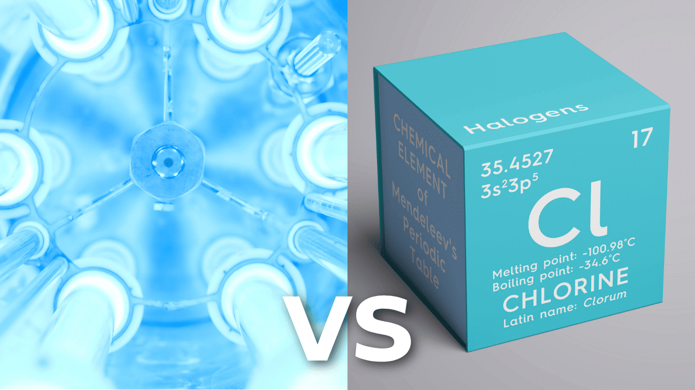 UV vs chlorine water disinfection systems for drinking water and water treatment, comparing ultraviolet light and chlorine disinfection