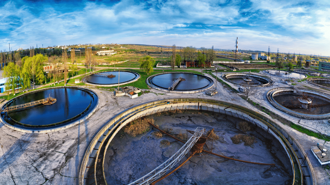 Industrial wastewater treatment plant supporting safe drinking water and water system compliance through monitoring, testing, treatment, and protection of public health and water quality.